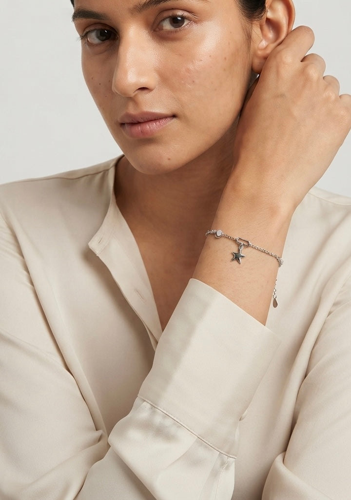 Minimal Star Charm Bracelet