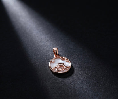Dolphin Mother of Pearl Pendant