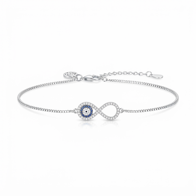 Infinity Evil Eye Bracelet