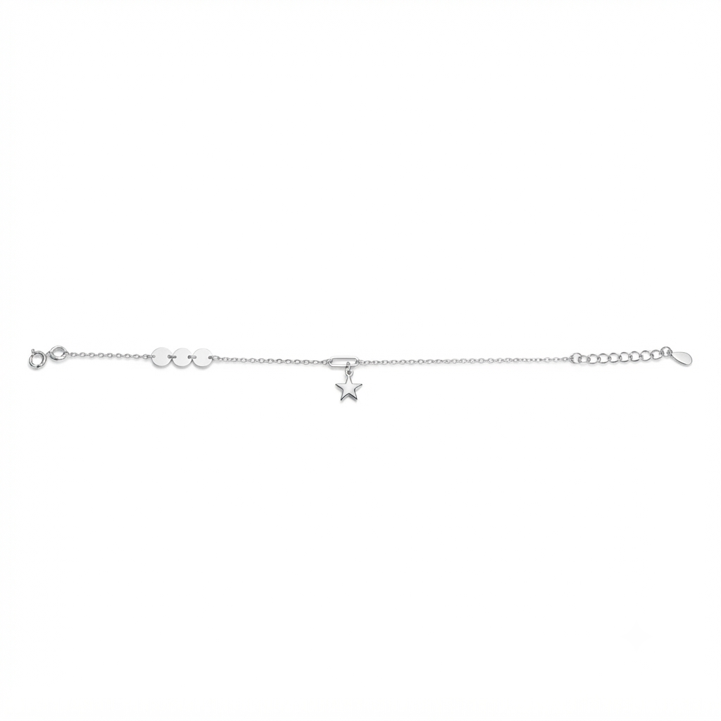 Minimal Star Charm Bracelet