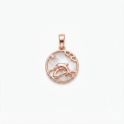 Dolphin Mother of Pearl Pendant