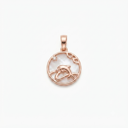 Dolphin Mother of Pearl Pendant