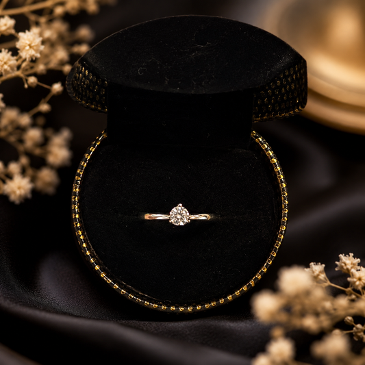 Elegant Solitaire Diamond Ring