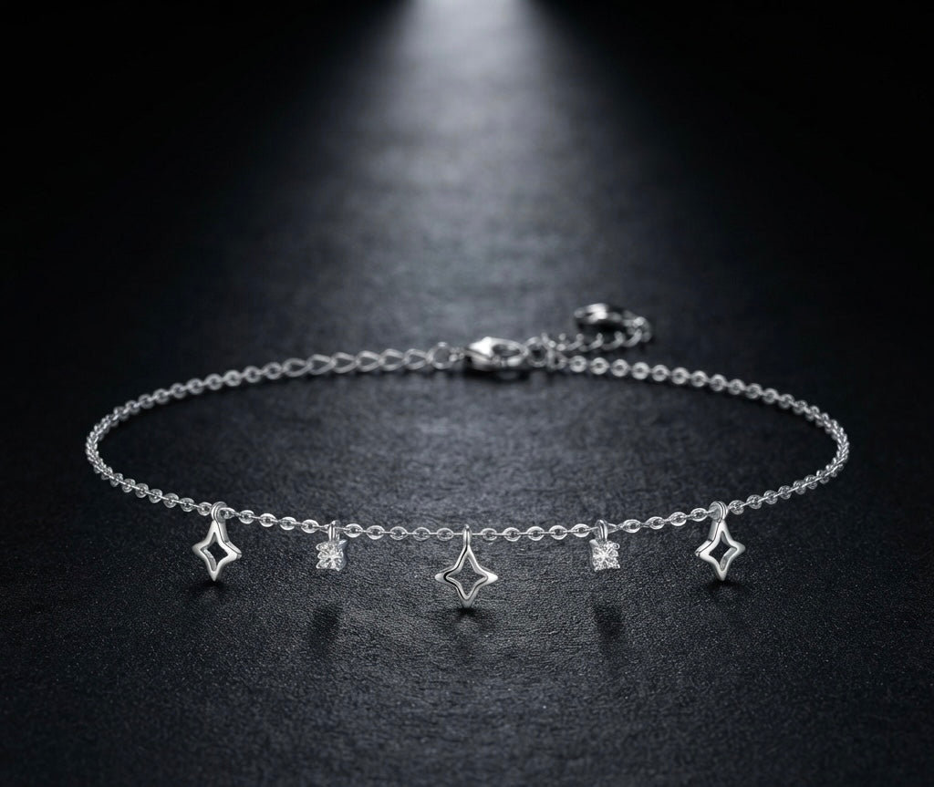 Starry Charm Silver Bracelet