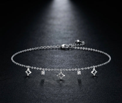 Starry Charm Silver Bracelet