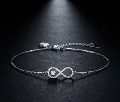 Infinity Evil Eye Bracelet